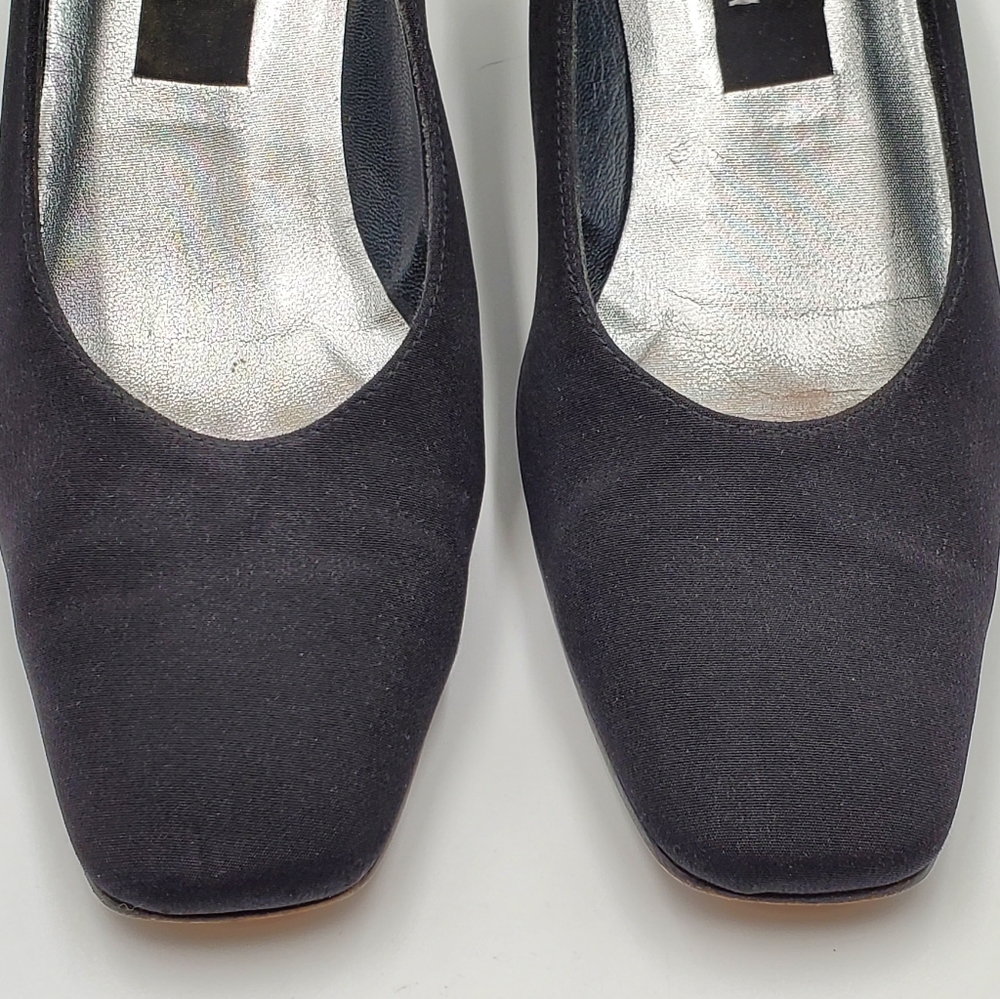 Stuart Weitzman Black Fabric Pumps - Picture 10 of 15